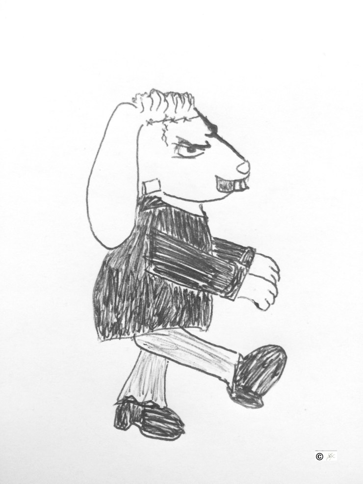 frankenbun frankenstein bunny bunreal halloween hallowe'en costume ideas