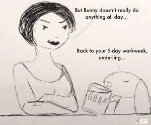 Monday - workweek bunny bunreal