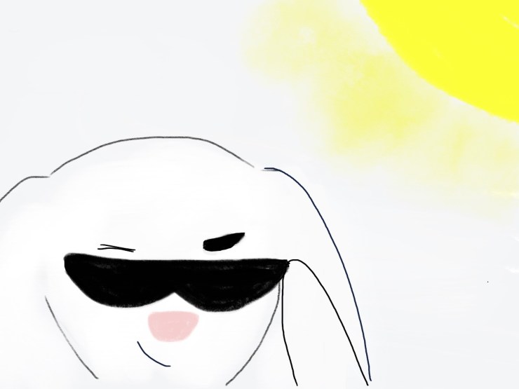Sun's Out, Bun's out, bunny, bunreal, rabbit, catoon, comic, funny, laugh